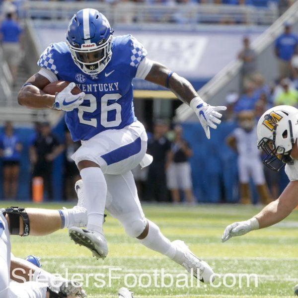 Benny_Snell_Kentucky_RB_usat_sports Kentucky Wildcats running back Benny Snell is selected by the Pittsburgh Steelers in the 2019 NFL Draft