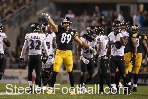 McDonald151_vs_Ravens_09302018 Pittsburgh Steelers TE Vance McDonald